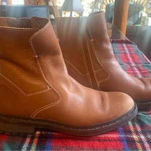 Franco Sarto leather lug boots. Size 7.5. Like new condition. Only worn once.